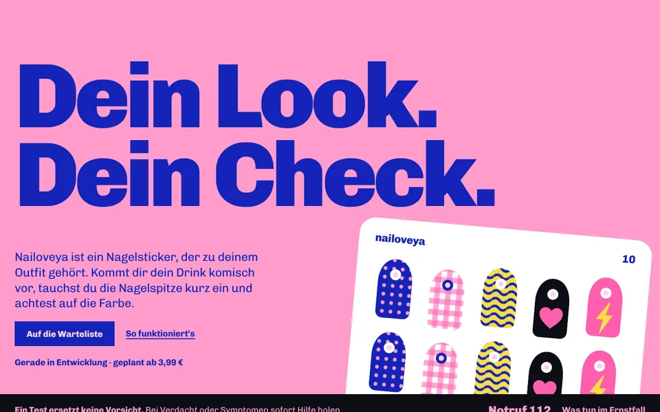 Startseite von nailoveya.de